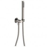 Brushed Nickel Hand Shower On Bracket